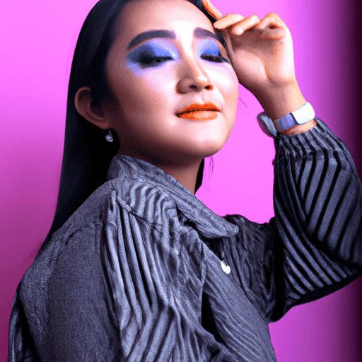 Revitalisasi Gaya Retro dalam Busana Kasual dengan Sentuhan Makeup Berani
